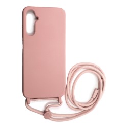 Silicone Case with String for Samsung Galaxy A15 4g/A15 5g Pink Silicone Case with String for Samsung Galaxy A15 4g/A15 5g Pink